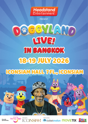 ไอคอนสยาม และ Doggyland Productions นำทัพตัวละครแอนิเมชันชื่อดังโดยเจ้าพ่อฮิปฮอป Snoop Dogg บินตรงเปิดการแสดงสดในไทย พร้อมมอบเอกสิทธิ์สุดพิเศษ VIP Meet & Greet เผยแพร่พลังบวกสู่แฟน ๆ